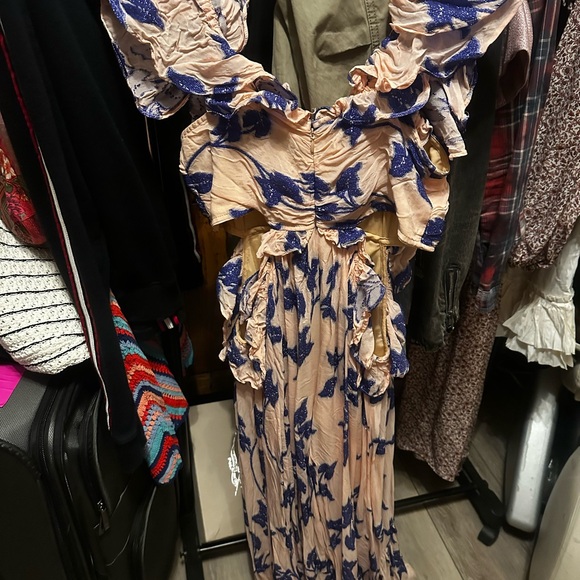 Floral Ruffle Maxi Dress - Picture 5 of 5